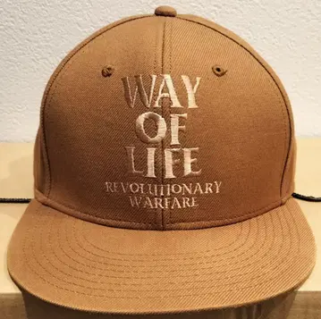 RATS EMBROIDERY CAP WAY OF LIFE BROWN