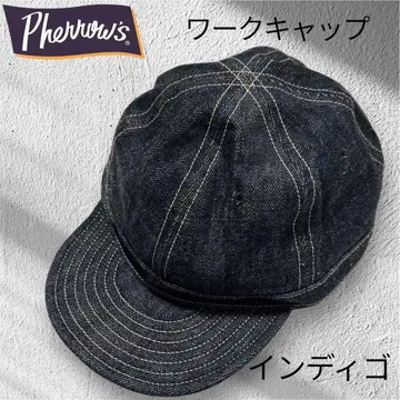 Pherrow's 페로우즈 워크캡 인디고 일본제