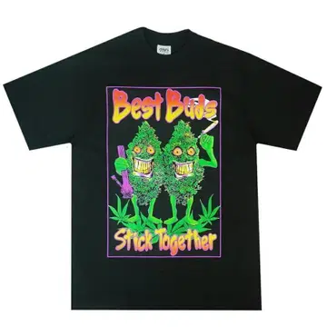 3XL 새상품 티셔츠 SHAKAWEAR 샤카웨어 양면 weed 마리화나