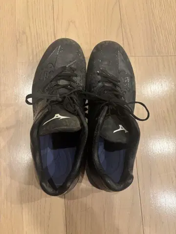 Mizuno 블랙 소년 야구 스파이크 25.0