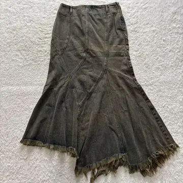 MOUSSY PANEL MERMAID DENIM SKIRT 샘플