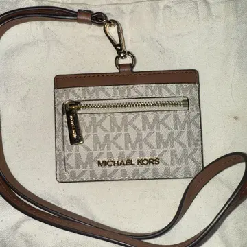 MICHAEL KORS 패스 케이스 교통카드 지갑 그레이/브라운