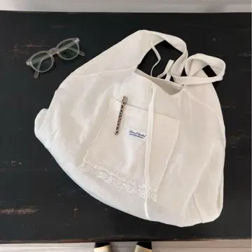 giunon 더블 레이스 라운드 토트 백