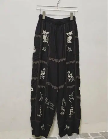todayful Embroidery Patchwork Trousers