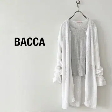 BACCA 시스루 짜임 가디건