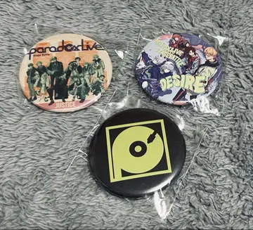 파라라이 특전 캔뱃지 3개 세트
