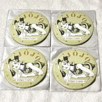 쿠죠 죠린 75mm 홀로그램 캔뱃지 4개 죠죠 월드 Ver.Sketch