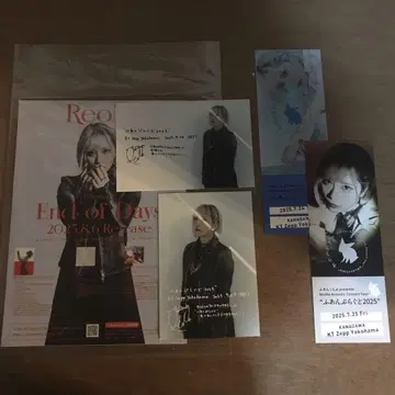 ReoNa 프린트 사인 포함 엽서 불안 플러그드 2025