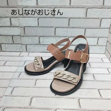 [ 키다리 아저씨 ] 스트랩 샌들 통굽 앵클 스트랩