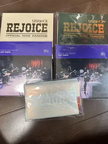 Official HIGE DANDISM REJOICE CD 2장 세트