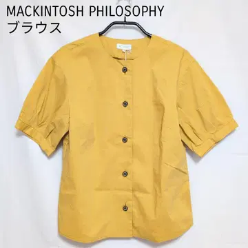 MACKINTOSH PHILOSOPHY 반팔 셔츠 블라우스 퍼프 슬리브