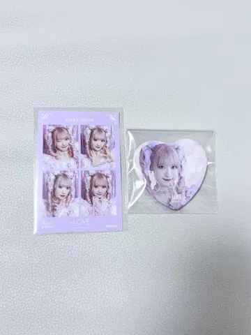 =LOVE 이코러브 사이토 키아라 4컷 사진 캔뱃지