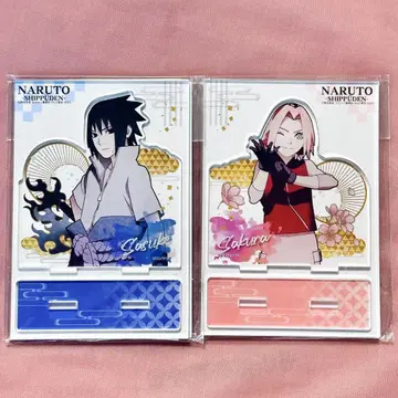 NARUTO 빈티지 사스케 사쿠라 아크릴 스탠드
