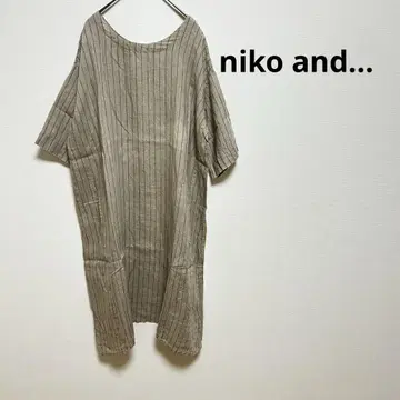 niko and... 니코 앤드 린넨 100% 아이보리 원피스