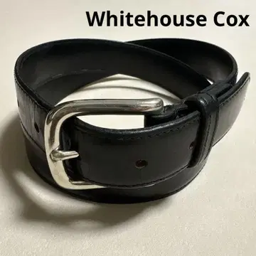 Whitehouse Cox / 화이트하우스콕스 가죽 벨트 블랙