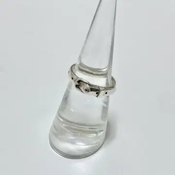 small right 벨트 반지 7호 실버