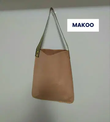 [새상품급] makoo 리사이클 가죽 토트백 에코백
