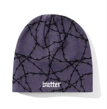 Butter Goods Wired Skully Beanie 퍼플