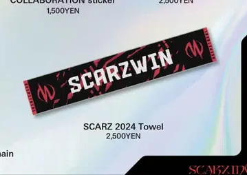 SCARZ 타월 제 5의 인격