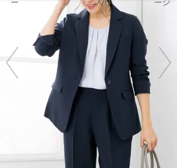 새상품 네이비 셋업 팬츠 스타일 여름용 L