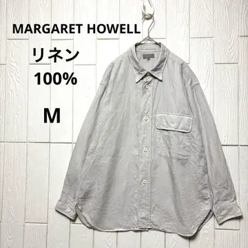 2022 ss 마가렛호웰 오버 사이즈 린넨 100% 셔츠 M