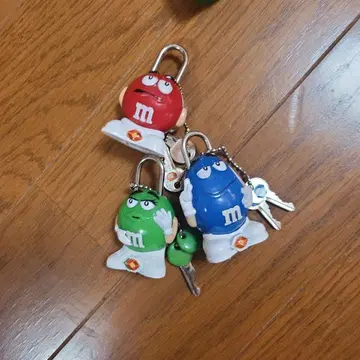 M&M's 캐릭터 키링 3개 세트
