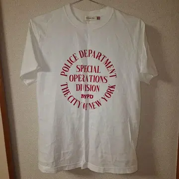 NYC x GOOD ROCK SPEED NYPD 티셔츠 레드