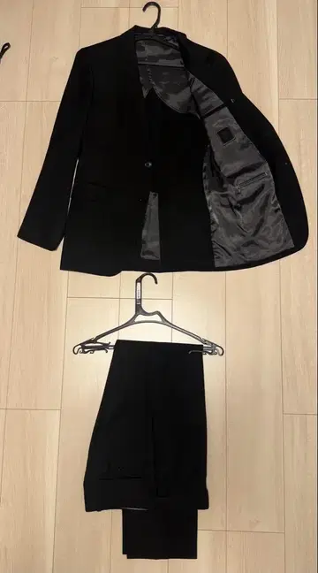 블랙 포멀 수트 (싱글 버튼) 관혼상제 상복