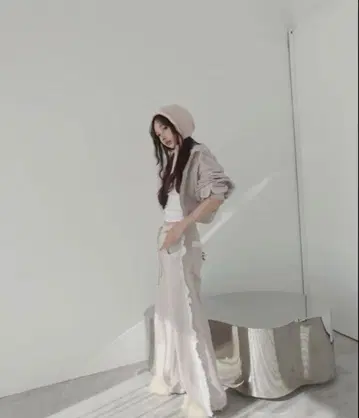 fiction tokyo 프릴 스웨트 팬츠