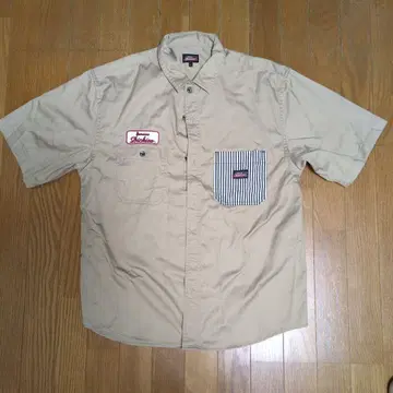 Dickies 반팔 셔츠 팬츠 셋업 베이지