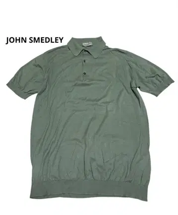 JOHN SMEDLEY 하이 게이지 코튼 니트 피케 셔츠