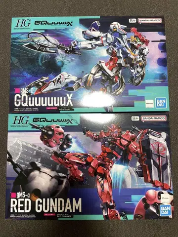 HG 1/144 지크 액스 빨간색 건담 세트