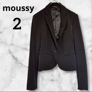 moussy 마우지 블랙 테일러드 자켓 사이즈 2 포멀에도