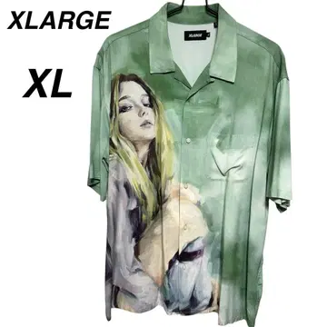 빅 사이즈] XLARGE 엑스라지 아트 패턴 반팔 셔츠 XL