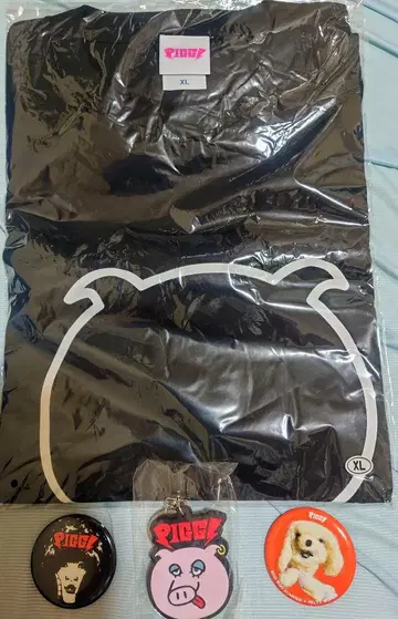 PIGGS 티셔츠 XL 사이즈 미개봉 + GOODS