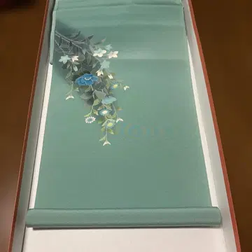 호몬기 꽃무늬 자수 그린 컬러