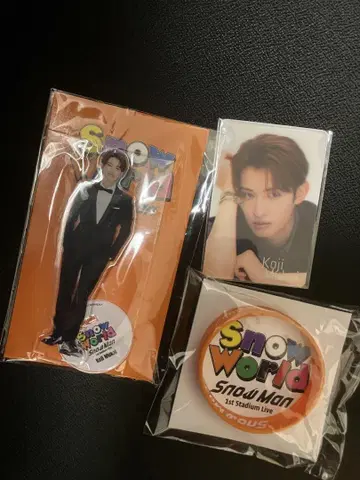 Snow Man Snow World 굿즈 무카이 코지