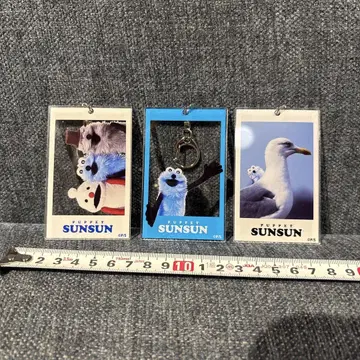 [현품 한정] 퍼펫 스슨 포토풍 아크릴 키링 3종 세트