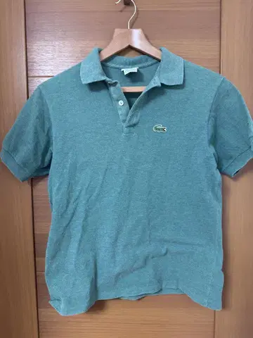 LACOSTE 그린 피케 셔츠 사이즈 16
