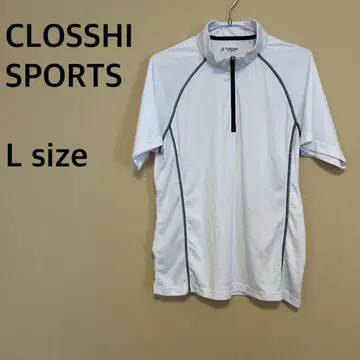 [ CLOSSHI SPORTS ] 스포츠 상의/이너/화이트/화이트/무지
