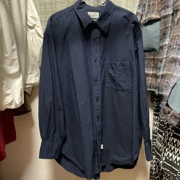 Marvine Pontiak shirt makers 네이비 긴팔 셔츠