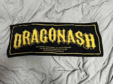 DRAGONASH 타월 블랙/옐로우 컬러