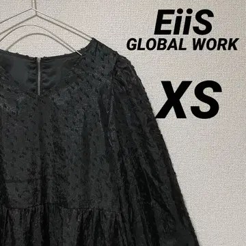 글로벌 워크 원피스 EiiS 다카야마 나오코 콜라보 작은 키 포멀 XS