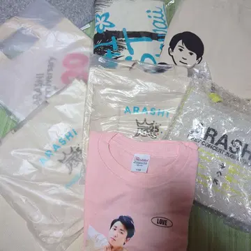 아라시 가방 묶음 판매 덤 티셔츠 (110 size) 포함
