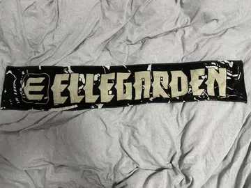 ELLEGARDEN 로고 타월 블랙/금