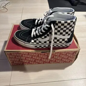 VANS SK8-HI REISSUE(C CHECKERBOARD 28cm
