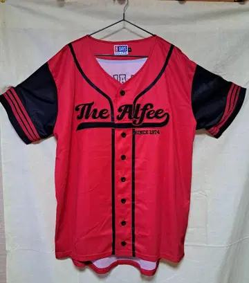 THE ALFEE 50주년 여름 이벤트 베이스볼 셔츠 XL 사이즈