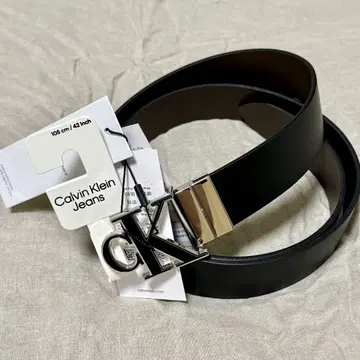 캘빈클라인 벨트 105cm ck 로고 버클