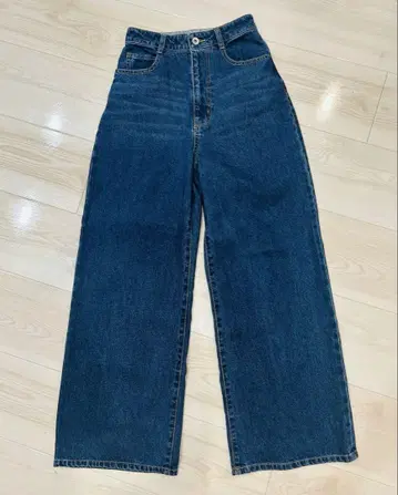 PROPORTION 블루 와이드 레그 데님 PS
