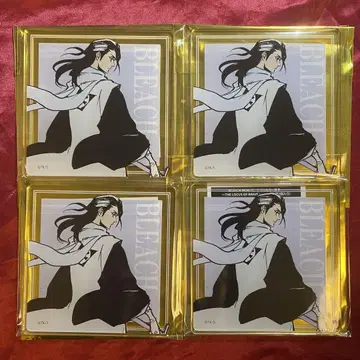 BLEACH WORLD 카페 특전 아크릴 코스터 쿠치키 뱌쿠야 4개 A